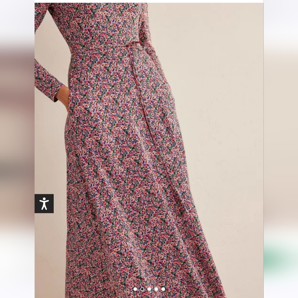 Skirt Detail Dress in Multi Petal Toile - Picture 2 of 8